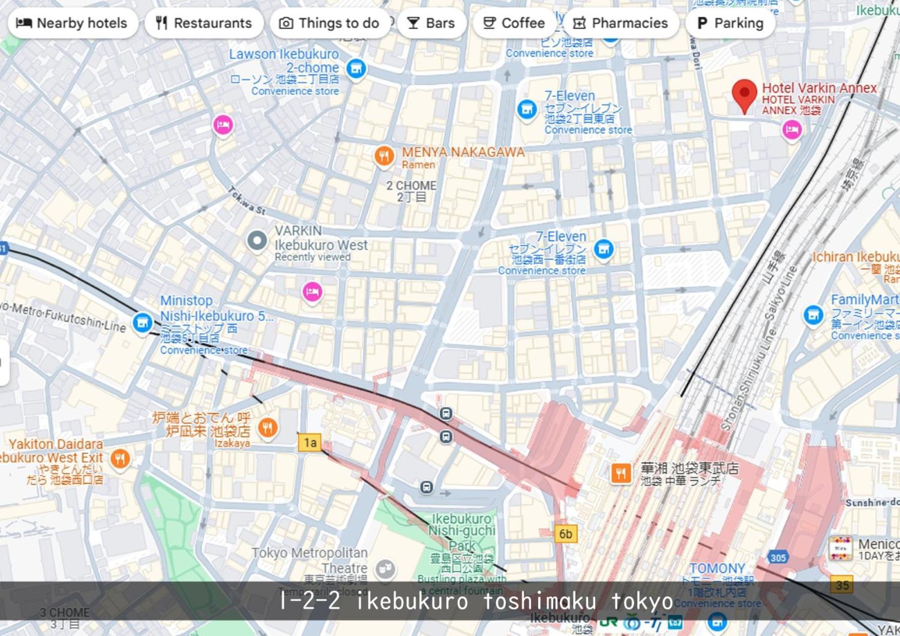 Hotel Varkin Annex Tokyo prefektur Exteriör bild